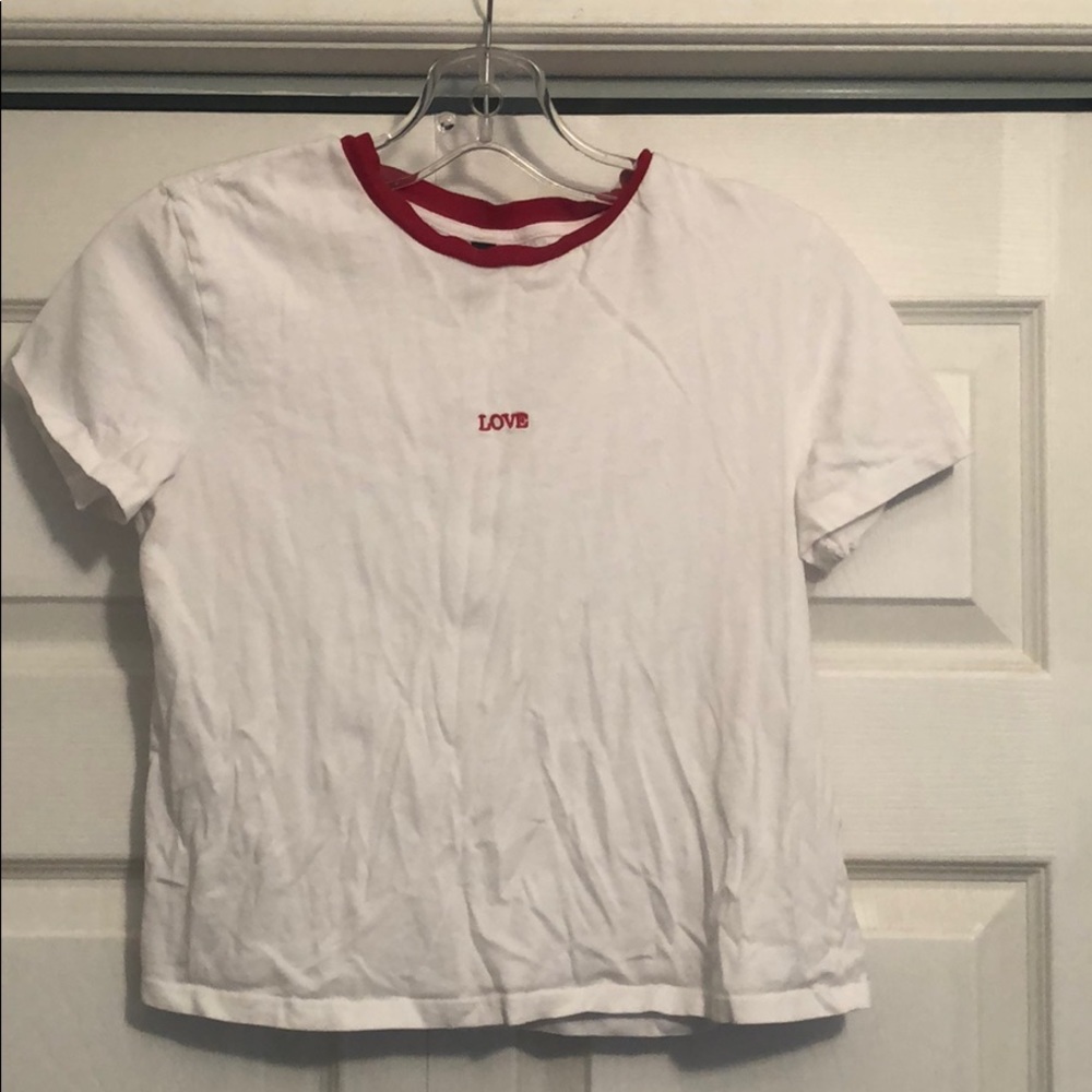 Basic white tee